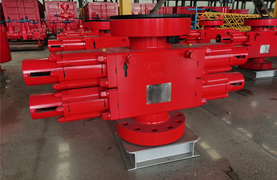 수동 듀얼 램 BOP 압력 5000PSI 7-1/16 "유장 파업 폭발 방지