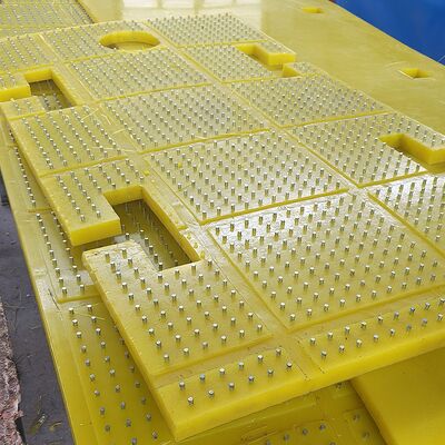 로터리 테이블 미끄럼 방지 매트 재질 PU 내마모성 ZP175용