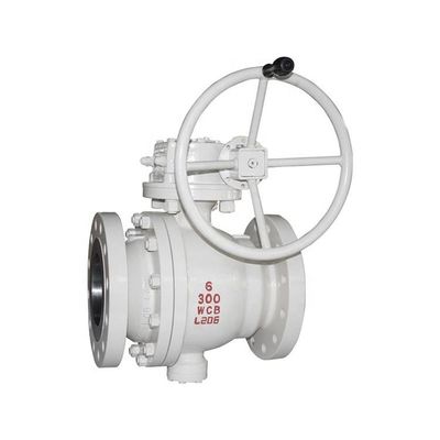 품질  Cast Trunnion Ball Valve 2" - 40" API 6D Flange 2 Piece Cast Steel 300LB 공장
