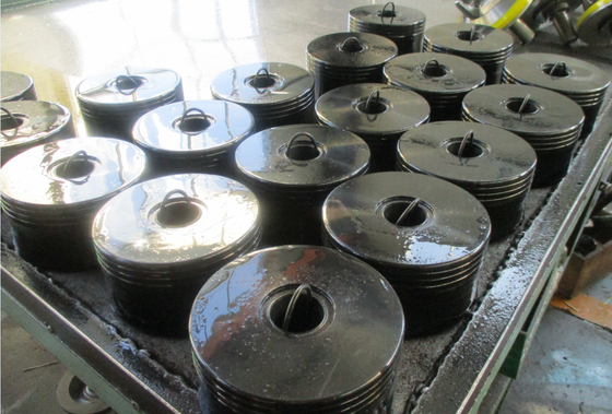 듀얼 경도계 폴리우레탄 감탕뽐프 피스톤 5 1 / 2"5000PSI
