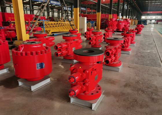 수동 듀얼 램 BOP 압력 5000PSI 7-1/16 "유장 파업 폭발 방지