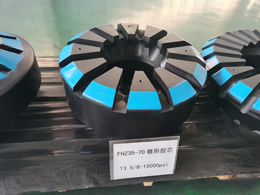 BOP 톱니 고무 봉인 FH28-70 11" 10000PSI FH35-35 13 5/8" 폭발 방지 장비