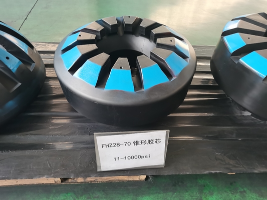 BOP 톱니 고무 봉인 FH28-70 11" 10000PSI FH35-35 13 5/8" 폭발 방지 장비