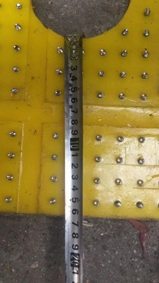 27 1/2 인치 안티 슬리프 매트 회전 테이블 노란색 색상 2100MM * 1600MM 매트