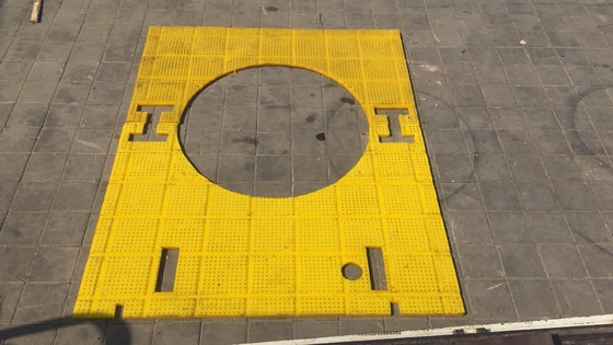27 1/2 인치 안티 슬리프 매트 회전 테이블 노란색 색상 2100MM * 1600MM 매트