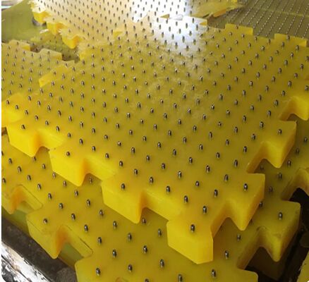 폴리우레탄 회전 테이블 미끄럼 방지 매트 인장 강도 45Mpa ISO 9001 드릴링 리그 플랫폼 환경에 적합